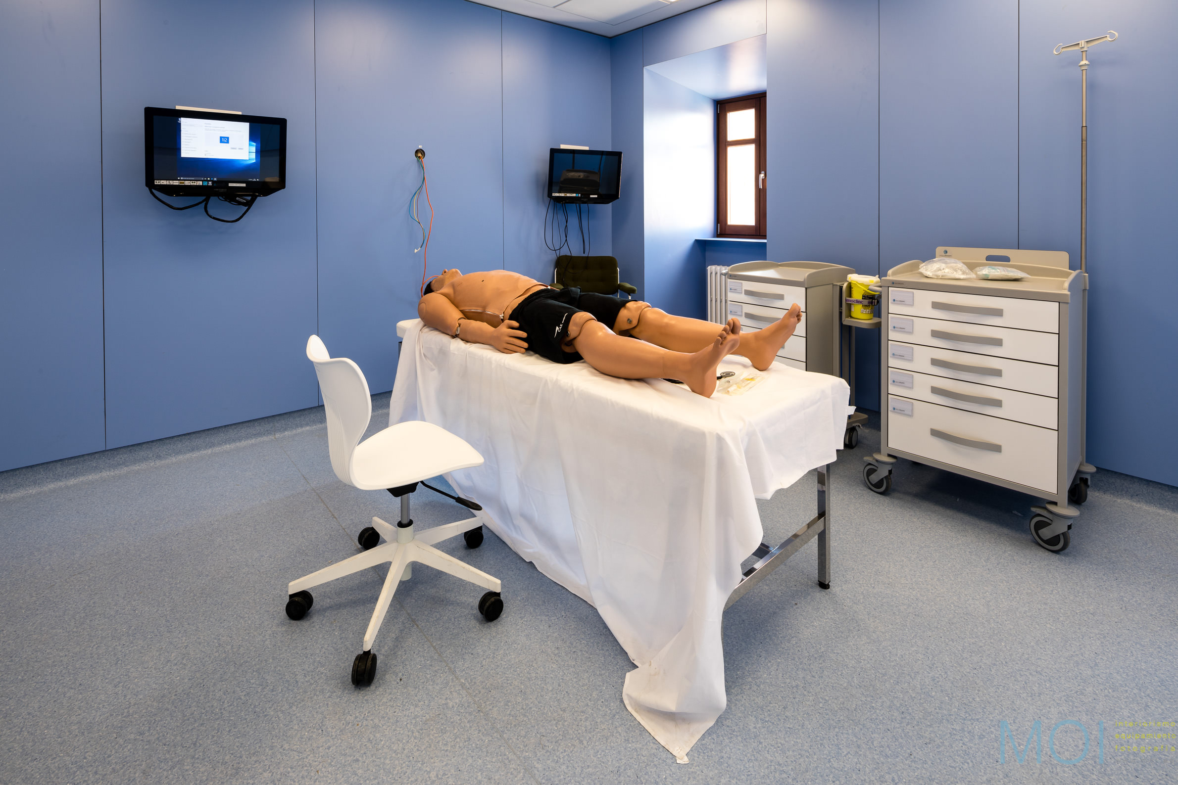 UPSA Simulacion medica © MOI | www.moi.es | interiorismo equipamiento fotografia